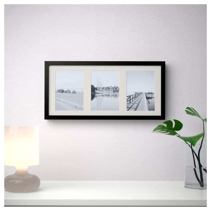قاب عکس ایکیا، مدل RIBBA، چوب، مشکی، 23X50 سانتی متر