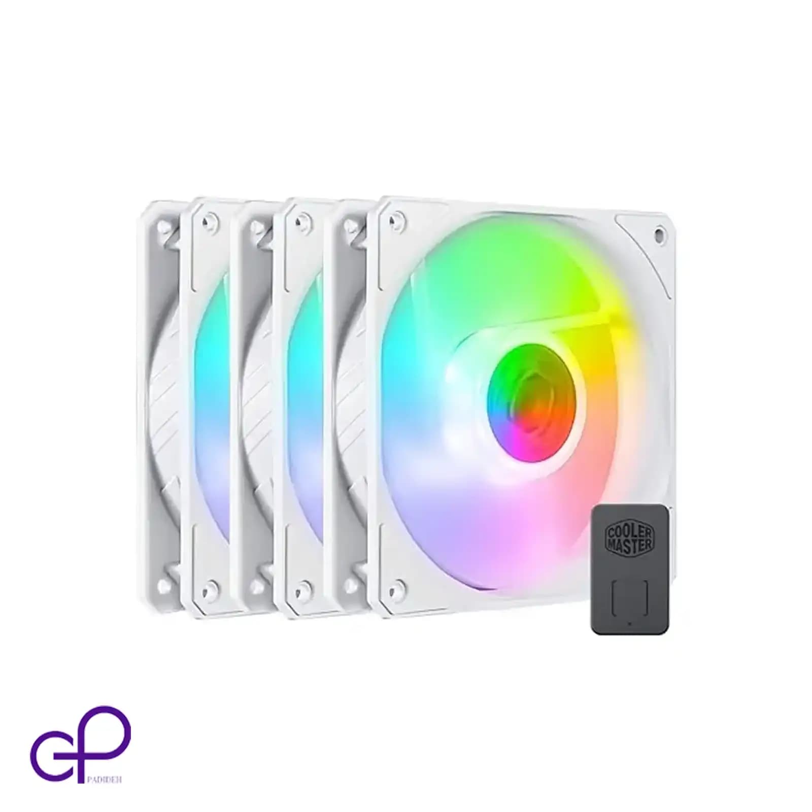 فن کیس کولر مستر SICKLEFLOW 120 ARGB White 3IN1