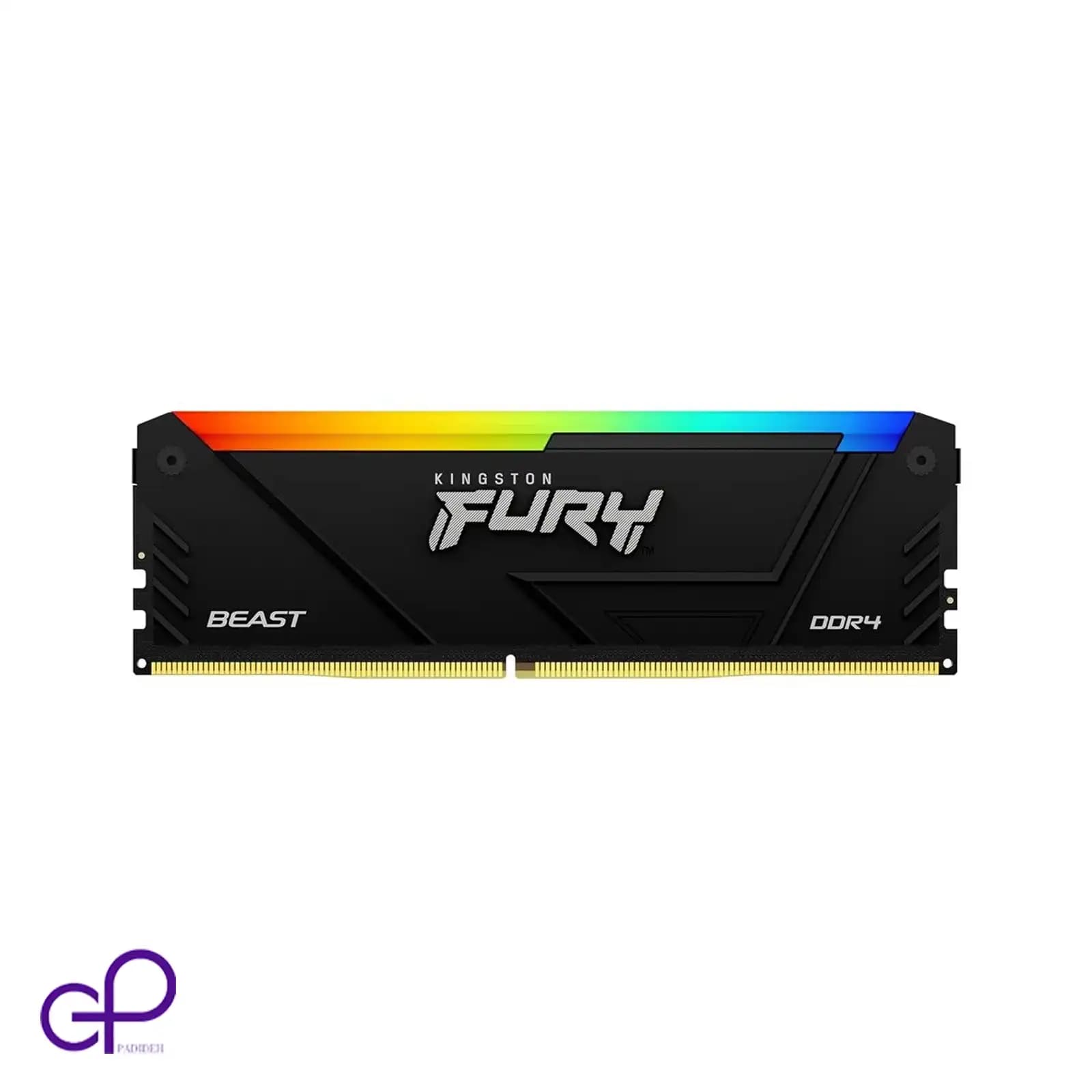 رم کینگستون Fury hyperx DDR4 با ظرفیت 8 گیگابایت و فرکانس 3200 مگاهرتز (نداردRGB)