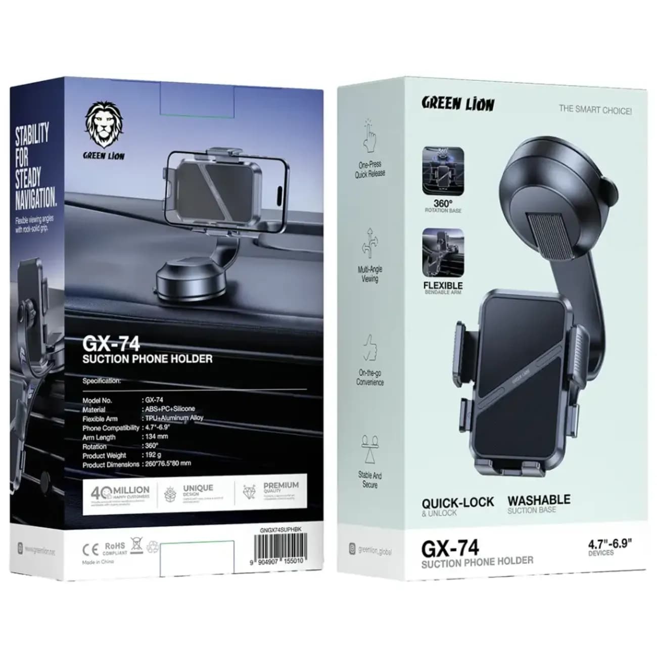 هولدر موبایل خودرو گرین لاین Green Lion مدل GX-74 — تصویر ۴