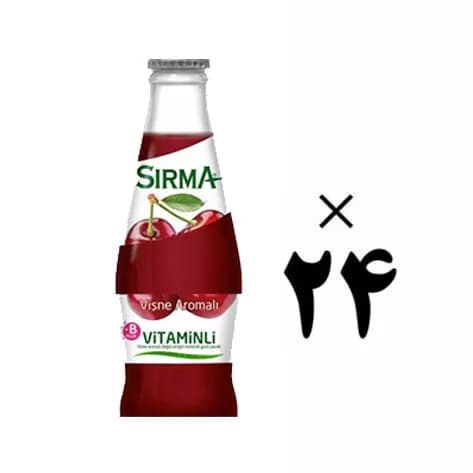 آب معدنی ویتامین دار گیلاس سیرما 24 عددی Sirma