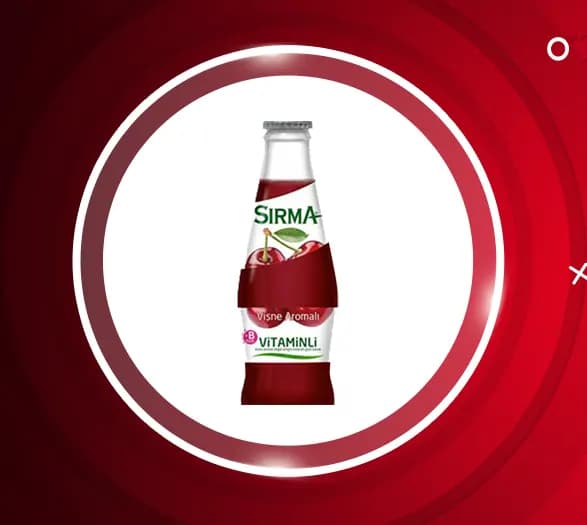آب معدنی ویتامین دار گیلاس سیرما 12 عددی Sirma — تصویر ۲