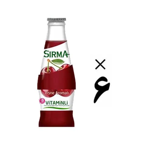 آب معدنی ویتامین دار گیلاس سیرما 6 عددی Sirma
