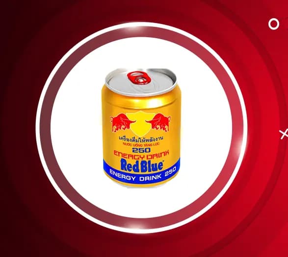 نوشیدنی انرژی زای رد بلو 24 عددی Red Blue — تصویر ۲
