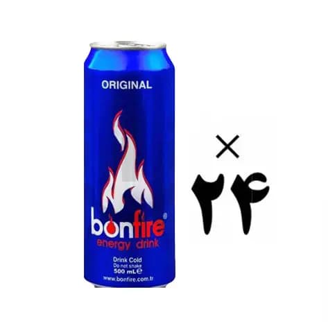 نوشیدنی انرژی زای بونفایر 24 عددی Bonfire