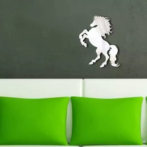 اینه دکوراتیو پدیده پلاس مدل اسب