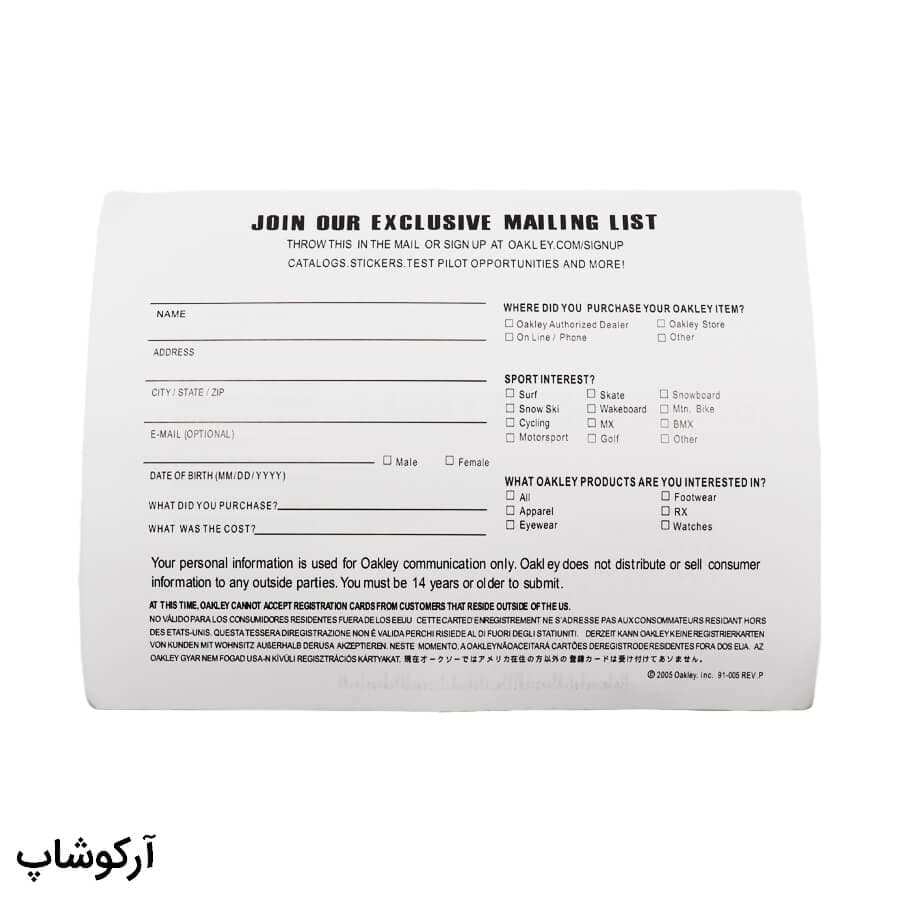 عینک آفتابی پلاریزه اوکلی با فریم فلزی، رنگ نوک مدادی و لنز آینهای و آبی تیره به همراه پک مدل OO9137-02 — تصویر ۸