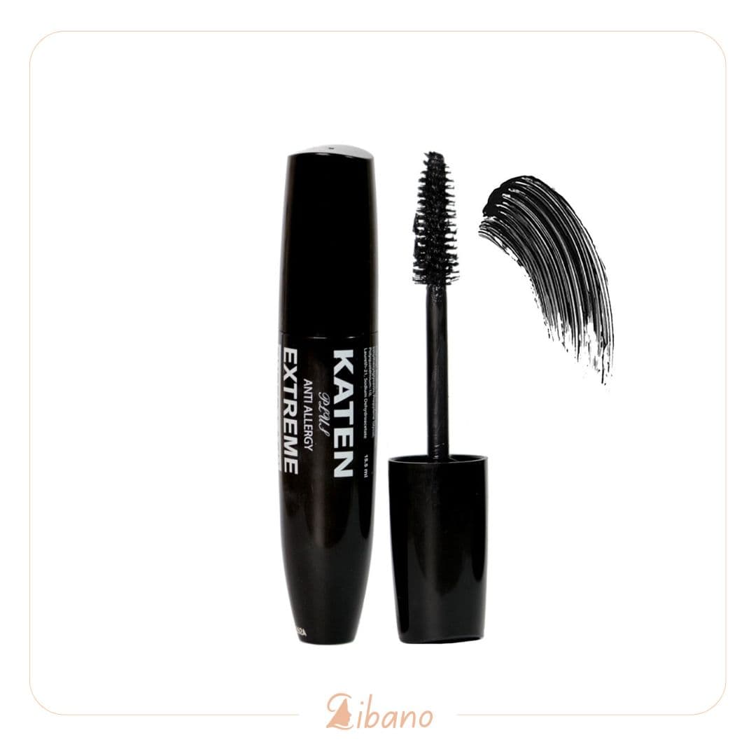 ریمل کاتن مدل KATEN Extreme Super Lash حجم ۱۵.۵ میل ضد آب و ضد حساسیت
