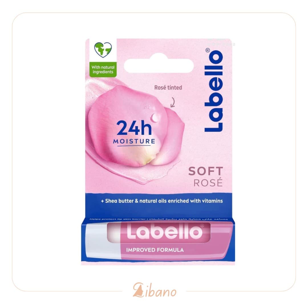 بالم لب لابلو مدل Soft Rose با رایحه ی گل رز 4.8 گرم