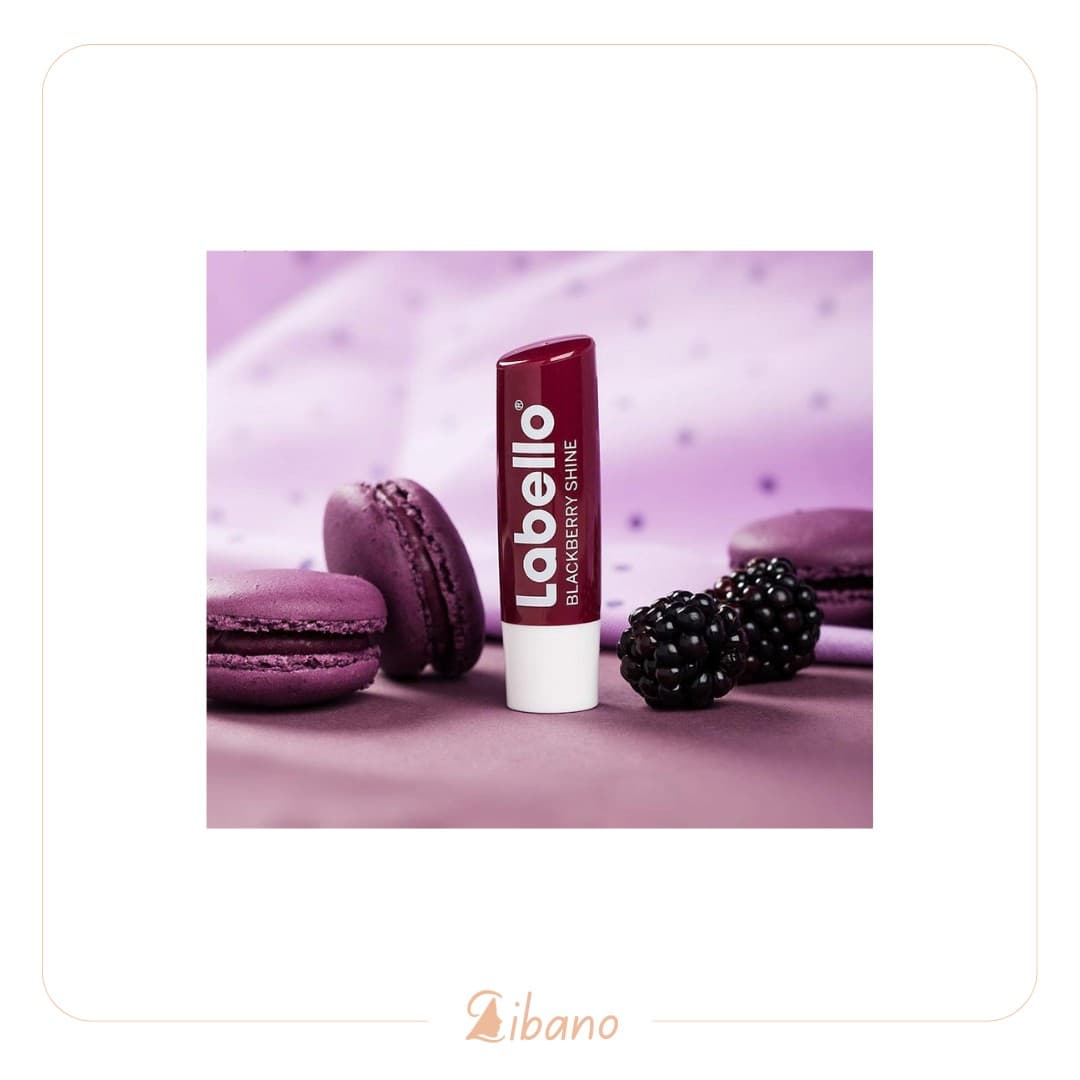 بالم لب Labello Blackberry Shine لابلو تمشک Labello Blackberry Shine Lip Balm — تصویر ۳