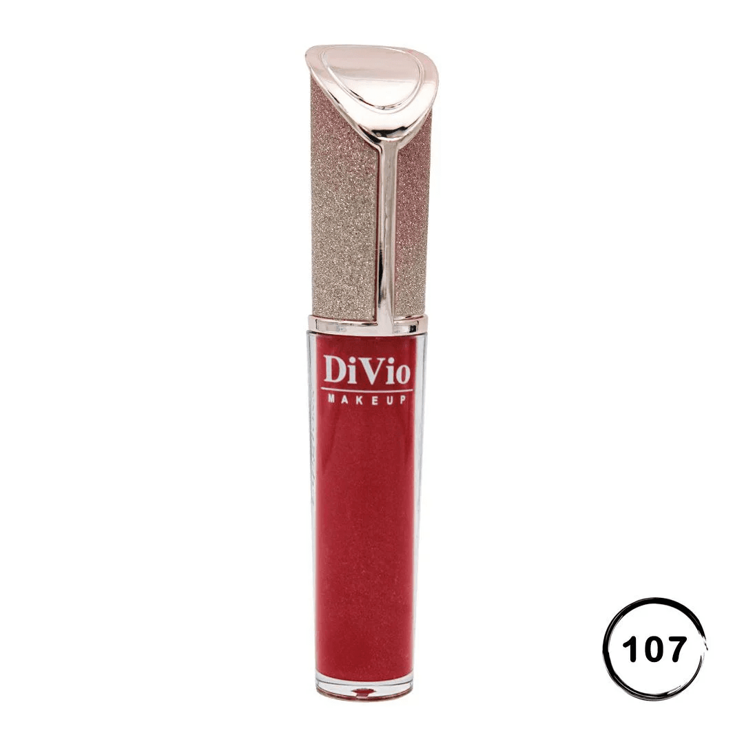 رژ لب مایع شاین دار دی ویو Divio شماره 107 — تصویر ۴