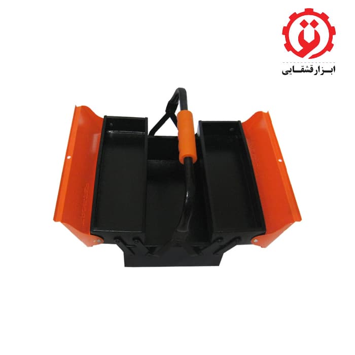 جعبه ابزار سایز 50 سانت 2 طبقه تنسر مدل 502 — تصویر ۲
