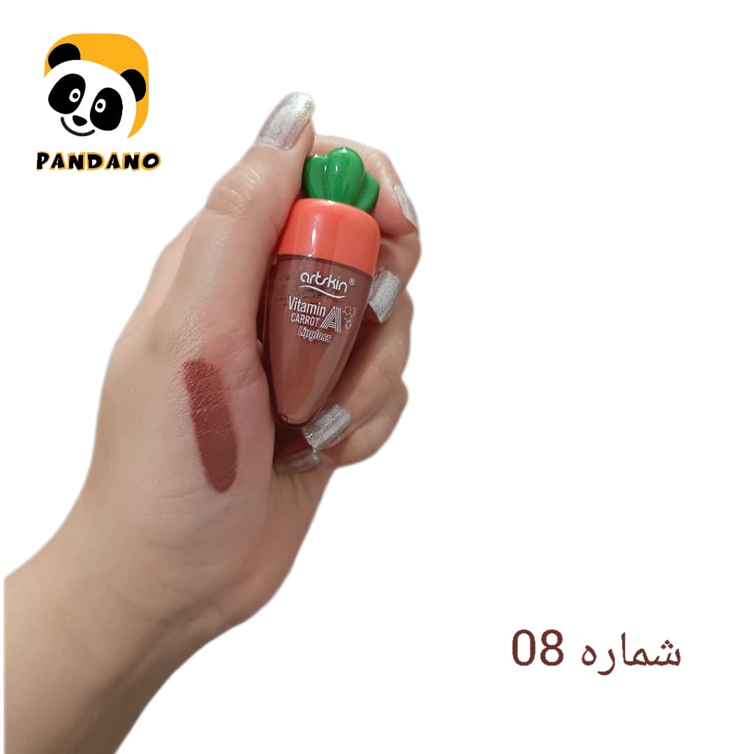 رژ لب مایع آرت اسکین طرح هویج کد B — تصویر ۸