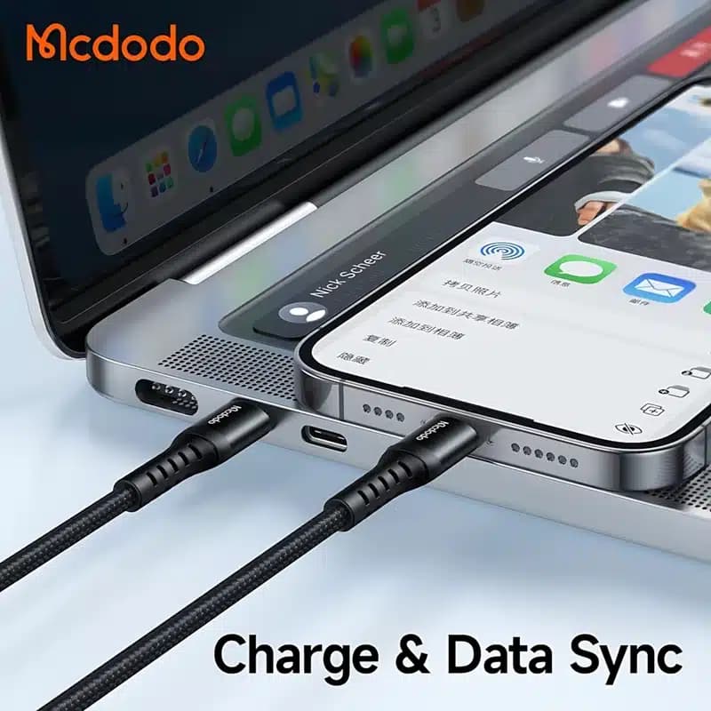 کابل USB-C به لایتنینگ مک دودو طول 0.2 متر مدل CA-563 — تصویر ۵