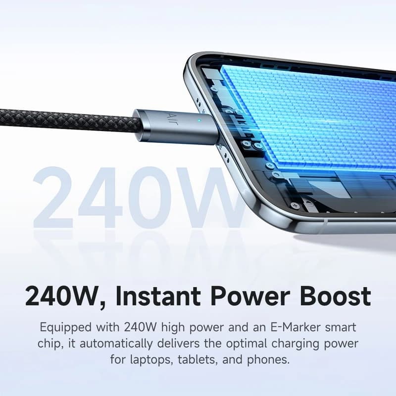 کابل USB-C به USB-C مک دودو طول 1.8 متر 240W مدل CA-708 — تصویر ۵