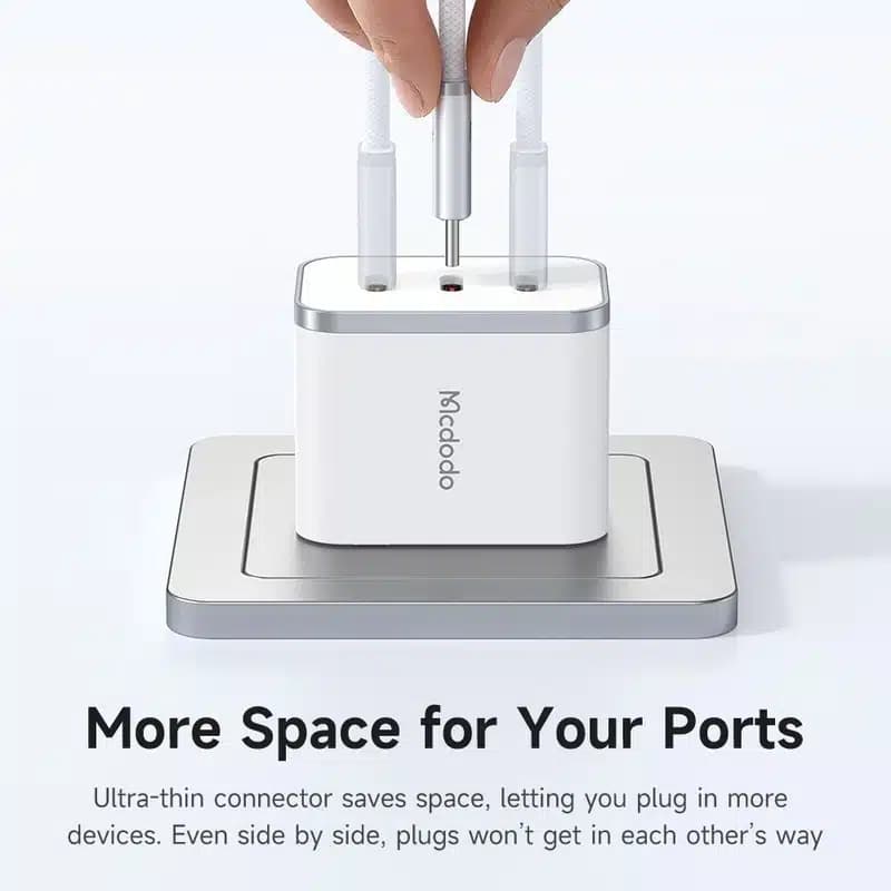 کابل USB-C به USB-C مک دودو طول 1.8 متر 240W مدل CA-708 — تصویر ۲