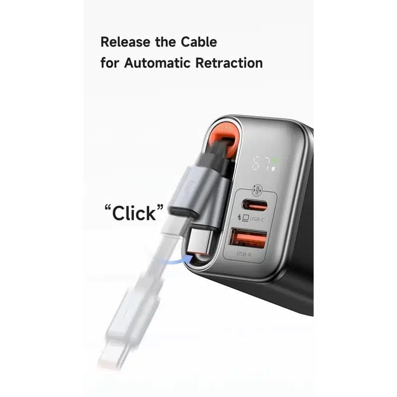 شارژر دیواری مک دودو توان 67 وات با کابل USB-C مدل CH-4100 — تصویر ۴