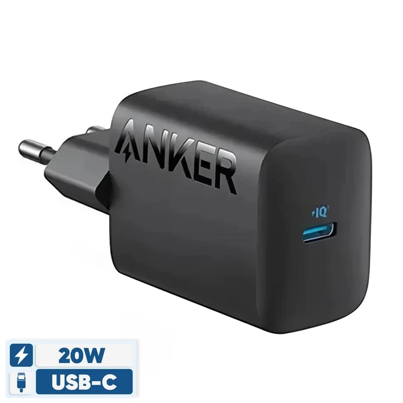 شارژر دیواری انکر B2347K21 با توان 20 وات و کابل USB-C