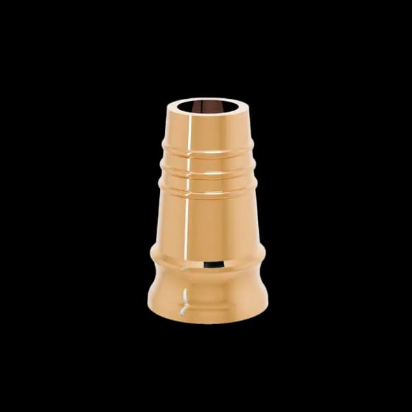 مهره سینی قلیان مدل بوگاتی طلایی براق Hookah tray nut shiny gold