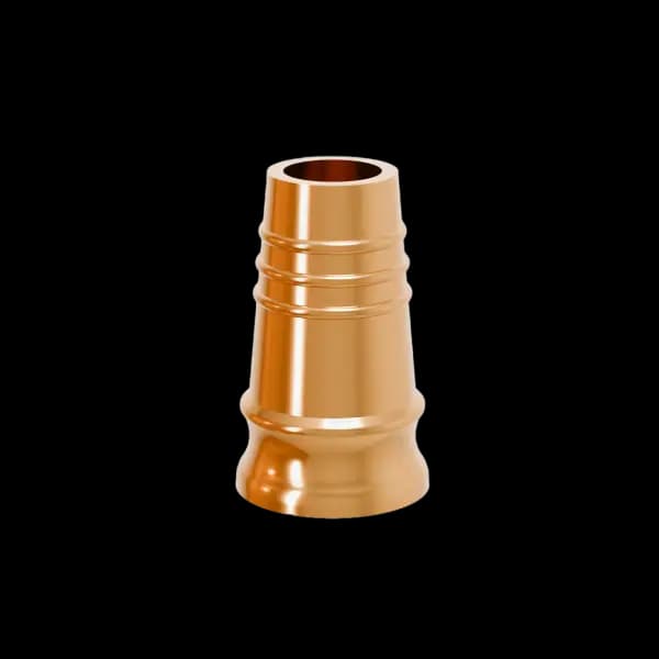 مهره سینی قلیان مدل بوگاتی طلایی مات Hookah tray nut matte gold