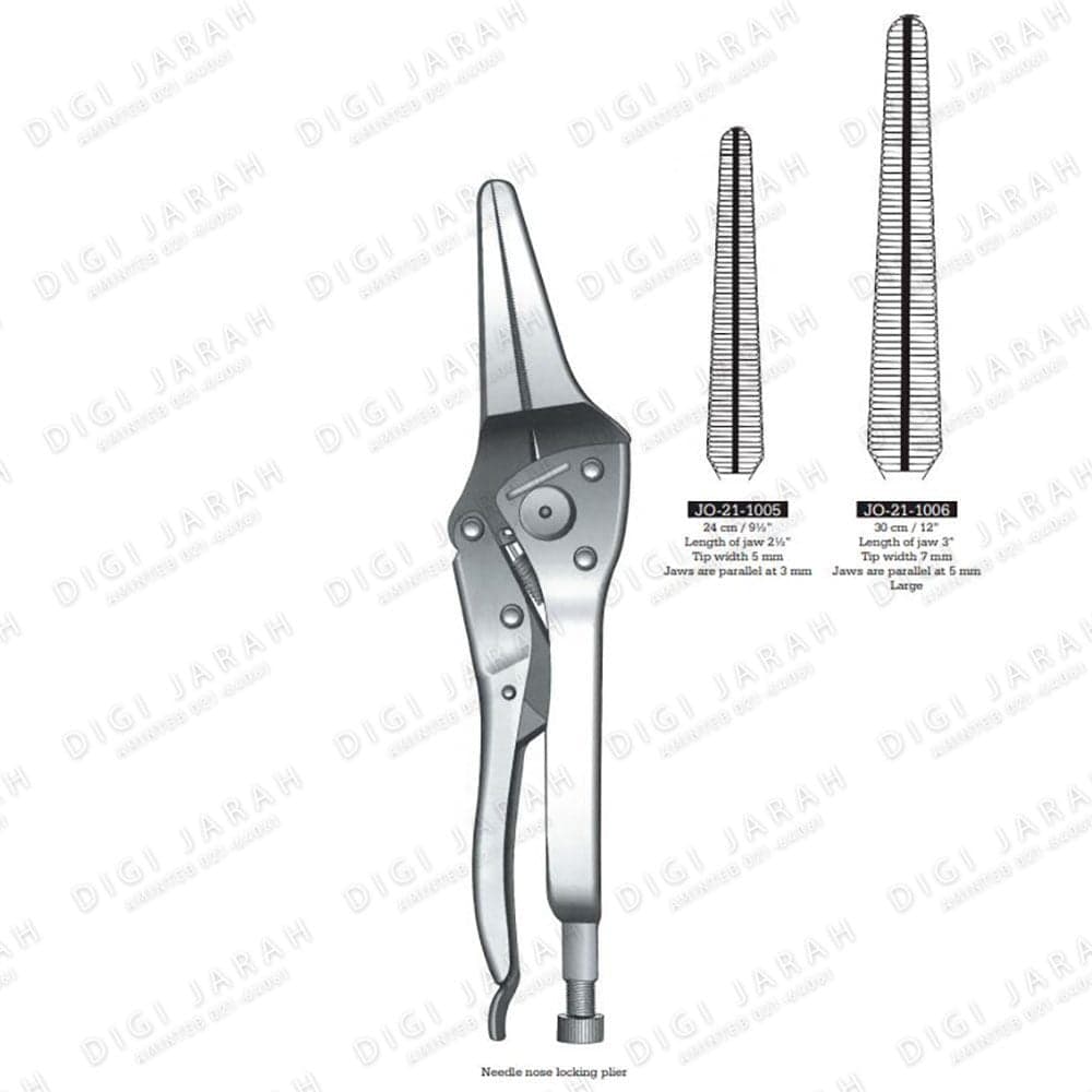 دم باریک قفلی JO-21-1005 surgicon 24cm