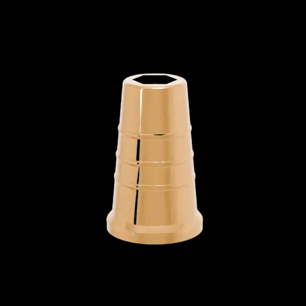 مهره سینی قلیان مدل ایکس لارج طلایی براق Hookah tray nut shiny gold