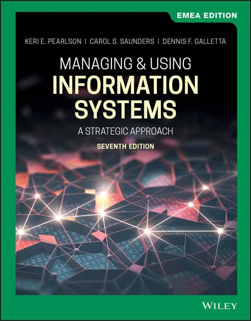کتاب Managing and Using Information Systems