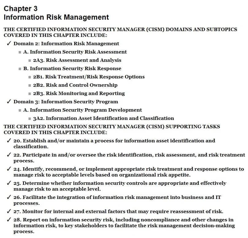 کتاب CISM Certified Information Security Manager Study Guide — تصویر ۲