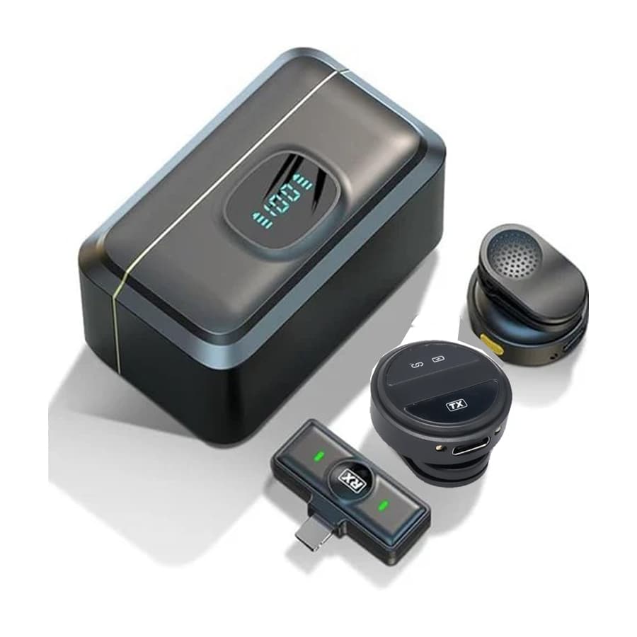 میکروفون بی سیم یقه ای Dual Microphone SH20 — تصویر ۳
