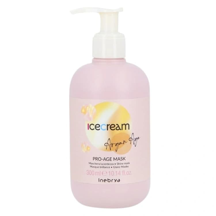 ماسک مو Inebrya مدل Ice Cream Argan Age حجم 300 میلی لیتر — تصویر ۲