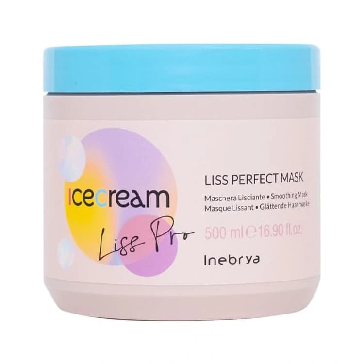 ماسک مو Inebrya مدل Ice Cream Liss Pro حجم 500 میلی لیتر