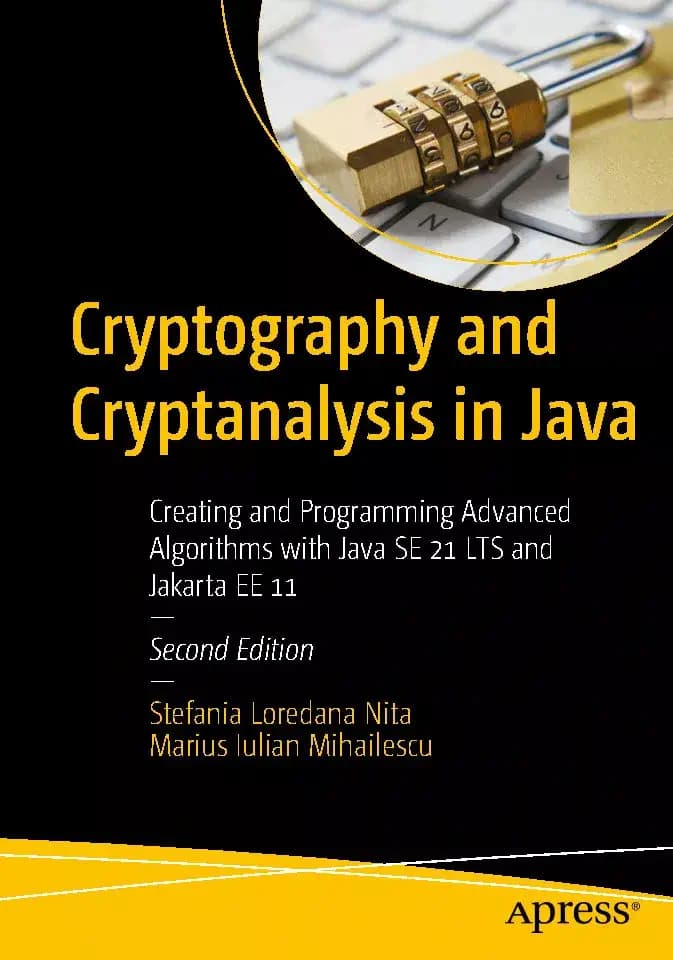 کتاب Cryptography and Cryptanalysis in Java