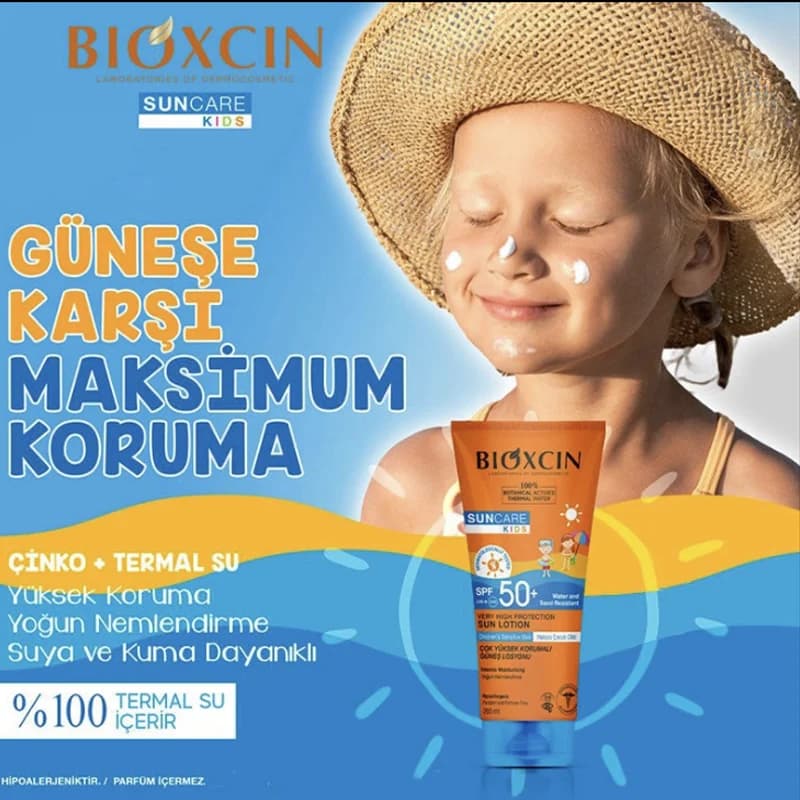 لوسیون ضد افتاب بچه مدل SPF50 حجم 200 میل بیوکسین کد 1953 — تصویر ۳