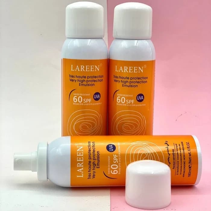 اسپری ضدآفتاب بدون رنگ مناسب برای انوع پوست مدل SPF60 حجم 180ml کد 1932 — تصویر ۲