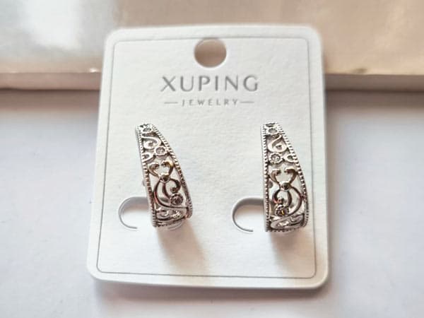 گوشواره نگین دار ژوپینگ زنانه کد 10537