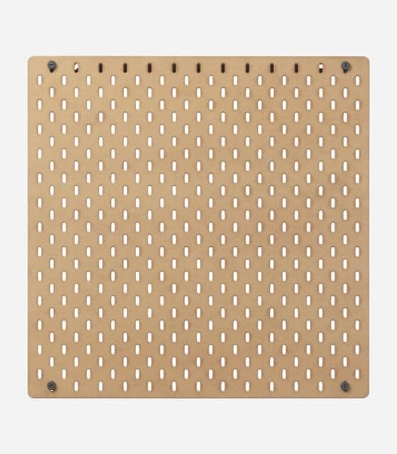 صفحه پگ بورد ایکیا مدل IKEA-SKÅDIS سایز 56×56 رنگ چوب