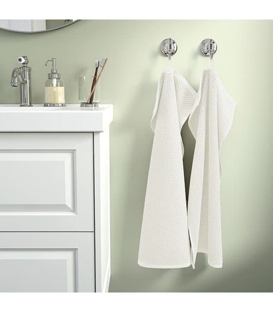 حوله ایکیا مدل IKEA-GULVIAL سایز 40×70 رنگ سفید — تصویر ۲