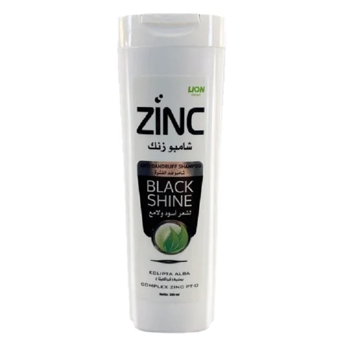 شامپو بلک شاین زینک Zinc Black Shine حجم340 میلی‌ لیتر کد 535
