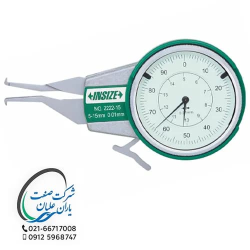 کولیس داخل سنج ساعتی ۳۰ تا ۵۰ میلی‌متر مدل 2222-501 اینسایز (INSIZE)