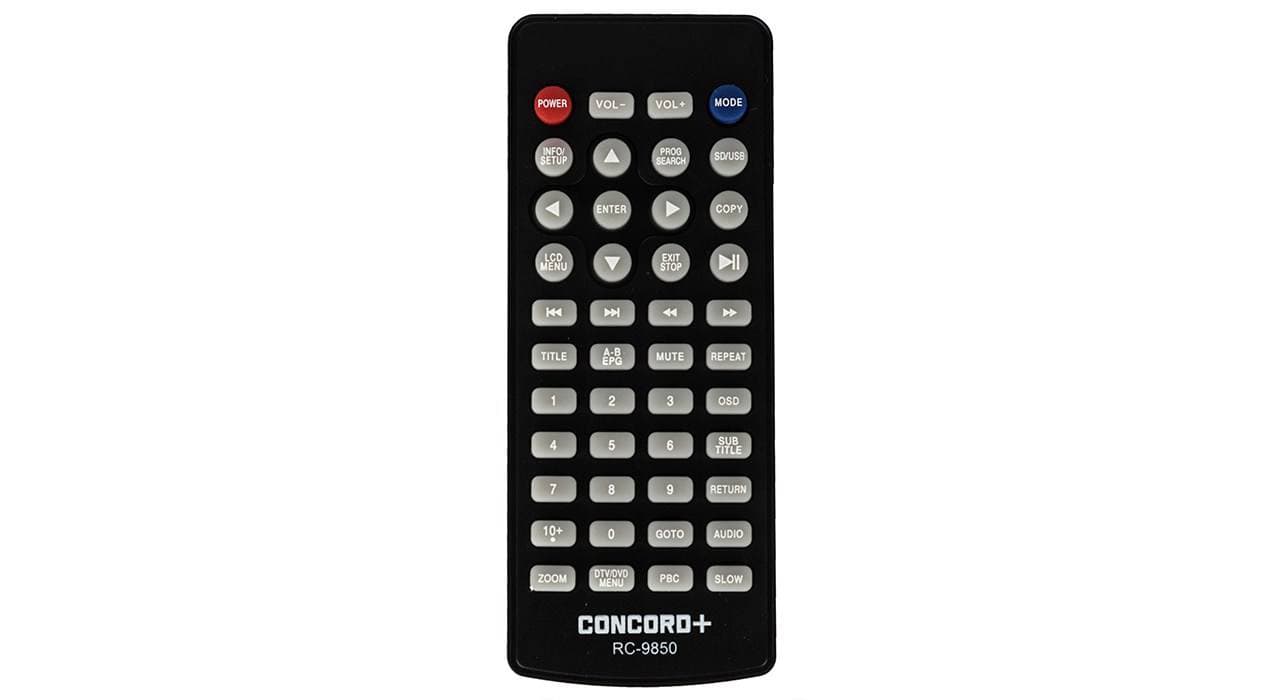 پخش کننده DVD کنکورد پلاس مدل PD-1120T2 — تصویر ۴