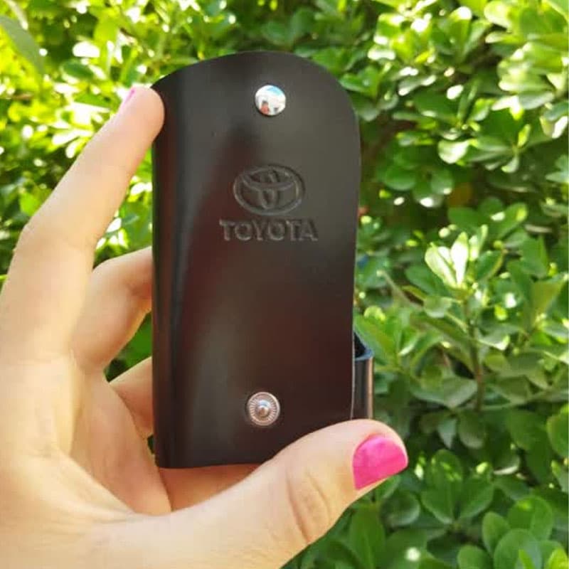 کیف جا کلیدی چرم طرح تویوتا کد 0128 — تصویر ۳