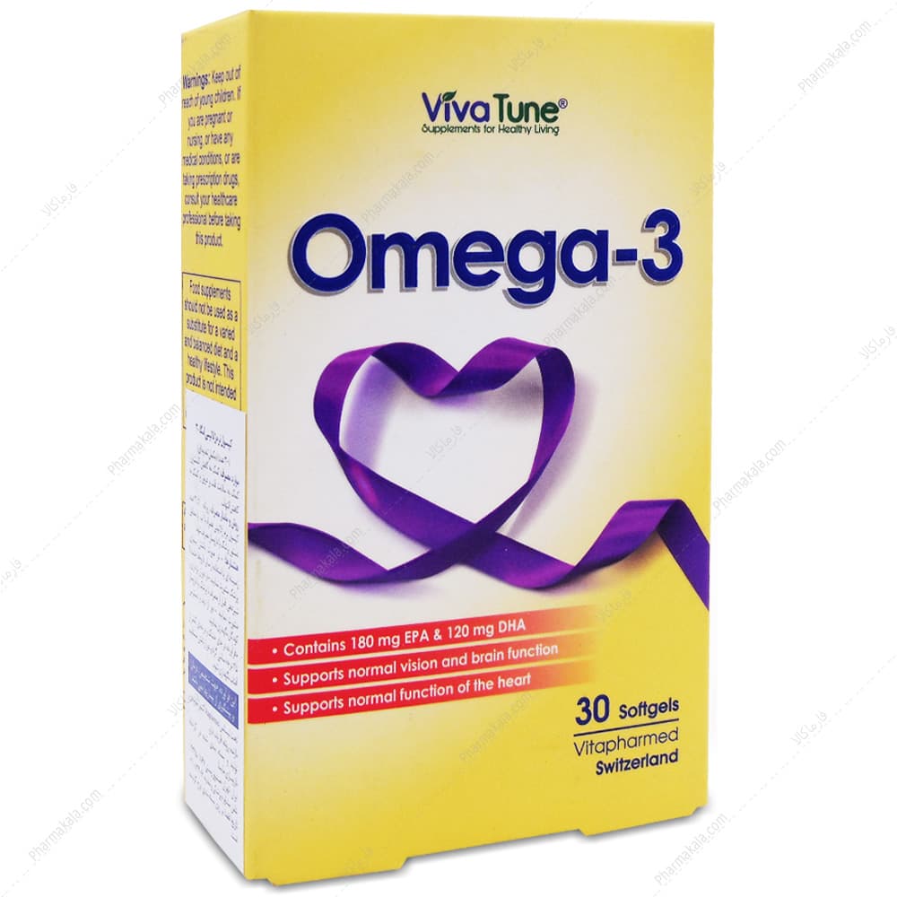 کپسول نرم ژلاتینی امگا 3 ویوا تیون 30 عددی