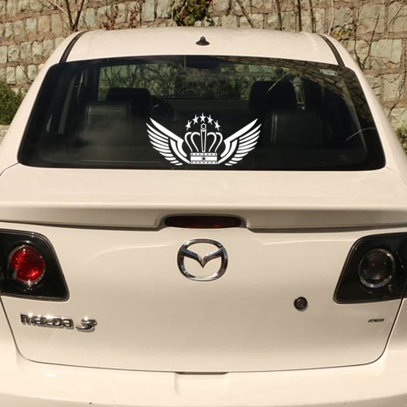 برچسب خودرو طرح تاج و بال کد 9030 — تصویر ۲