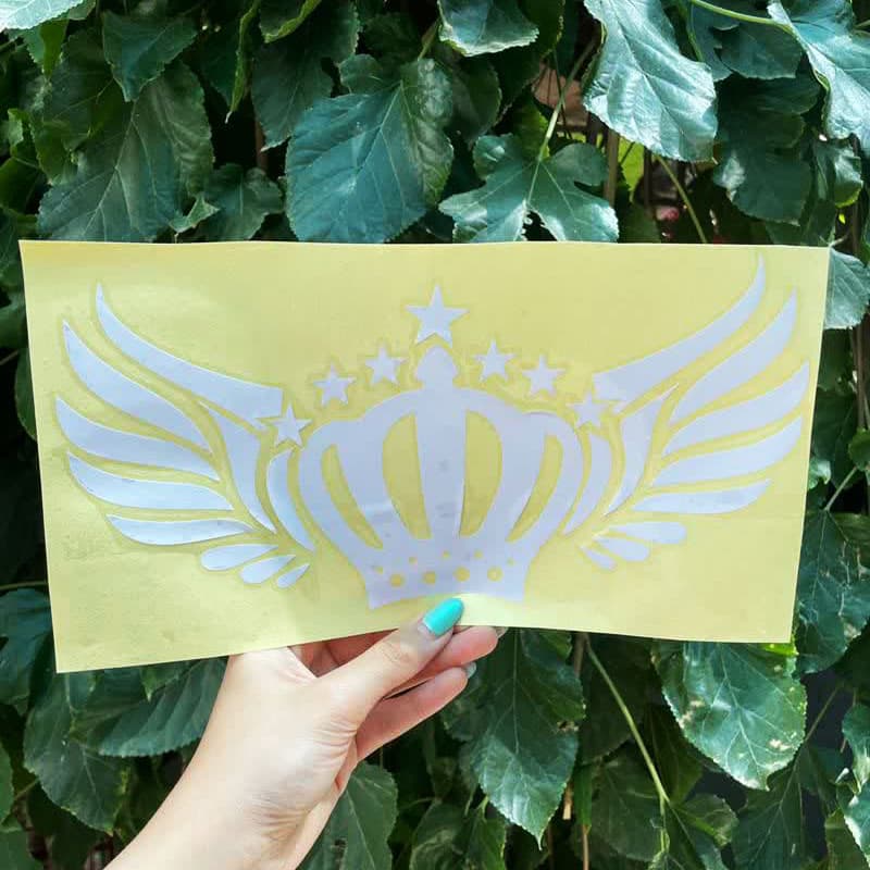 برچسب خودرو طرح تاج و بال کد 9030 — تصویر ۴