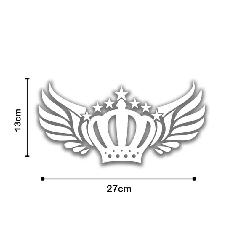 برچسب خودرو طرح تاج و بال کد 9030 — تصویر ۳