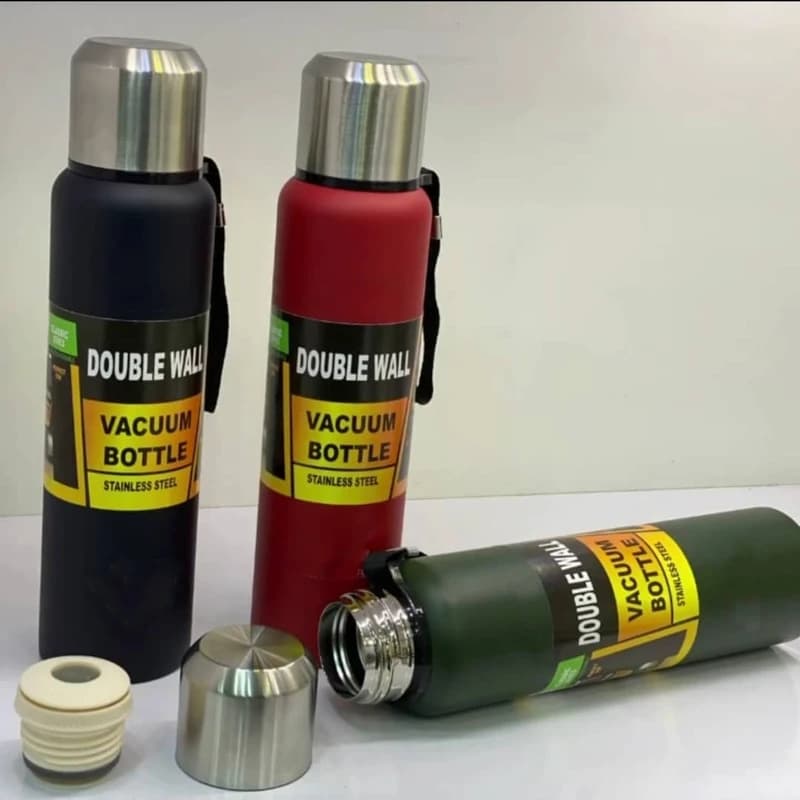 فلاسک کوهنوردی و سفر گرم و سرد استیل 316 ضد زنگ وکیوم فلاسک Vacuum Flask مدل دوبل وال وکیوم 800 ml — تصویر ۵