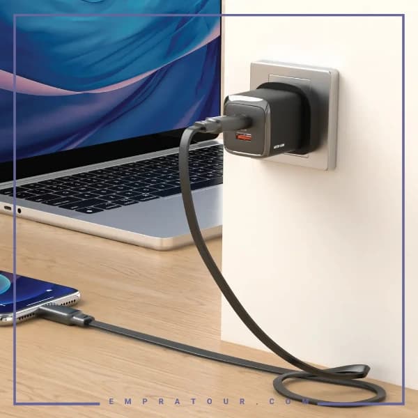 کابل تبدیل USB-C به USB-C گرین لاین Green Lion GNTPE1MC2CBK — تصویر ۲