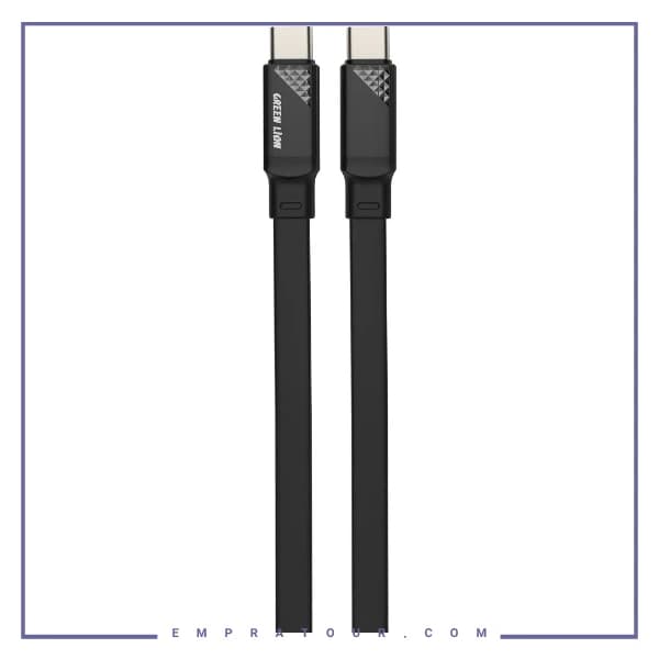 کابل تبدیل USB-C به USB-C گرین لاین Green Lion GNTPE1MC2CBK