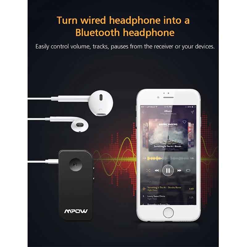 گیرنده بلوتوثی صدا برند MPOW BH044E — تصویر ۷