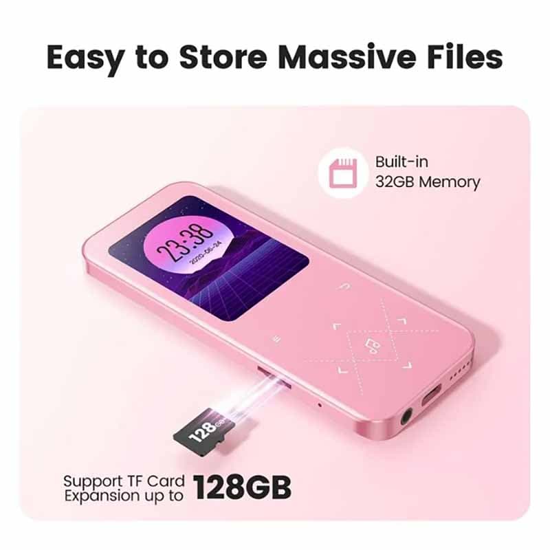 موزیک پلیر برند AGPTEK A09X — تصویر ۷
